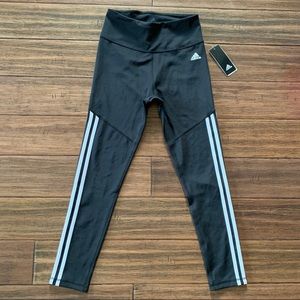 NWT Adidas Tight 3/4 3-Stripe Ankle Legging